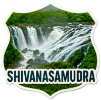 Shivanasamudra fridge magnet