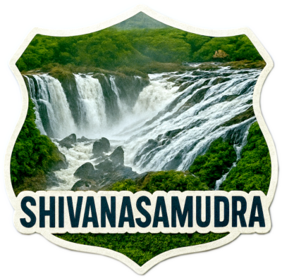 Shivanasamudra fridge magnet