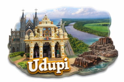 Udupi Fridge Magnet
