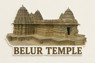 Belur Chennakeshawa Temple Fridge magnet