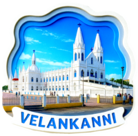 Velankanni fridge Magnet