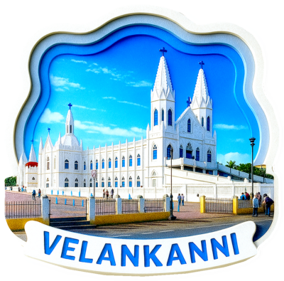 Velankanni fridge Magnet