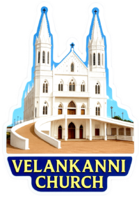 Velankanni Fridge Magnet