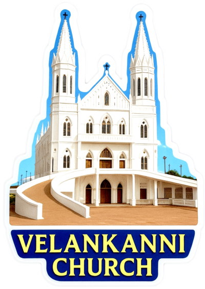 Velankanni Fridge Magnet