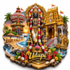 Udupi Fridge Magnet