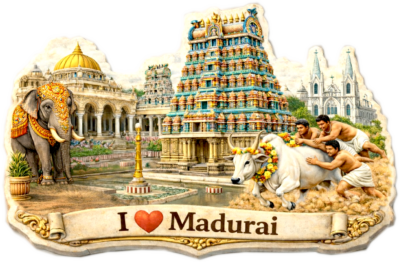 Madurai Fridge Magnet