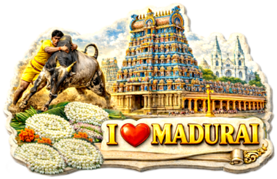 Madurai Fridge Magnet