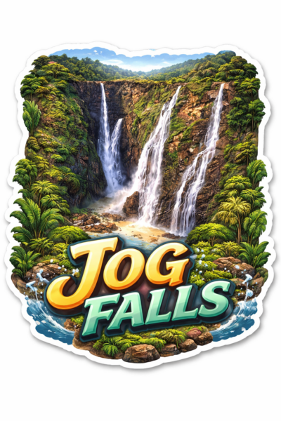 Jog falls fridge Magnet