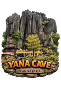 Yana cave Fridge Magnet