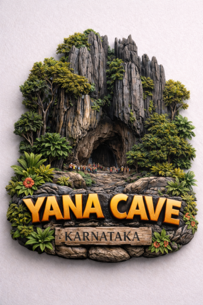 Yana cave Fridge Magnet