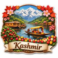 Kashmir fridge magnet