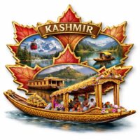 Kashmir fridge magnet