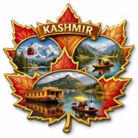 Kashmir fridge magnet
