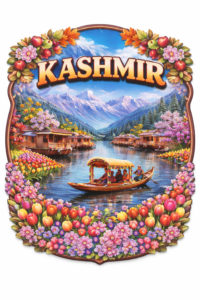 Kashmir fridge magnet