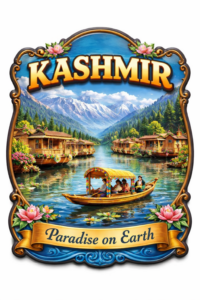 Kashmir fridge magnet