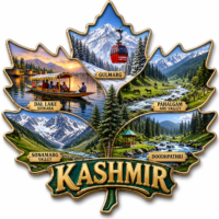 Kashmir fridge magnet