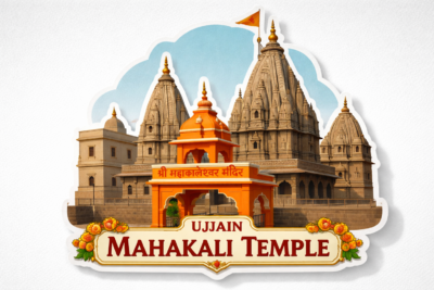 Sri Mahakaleswaran temple fridge magnet