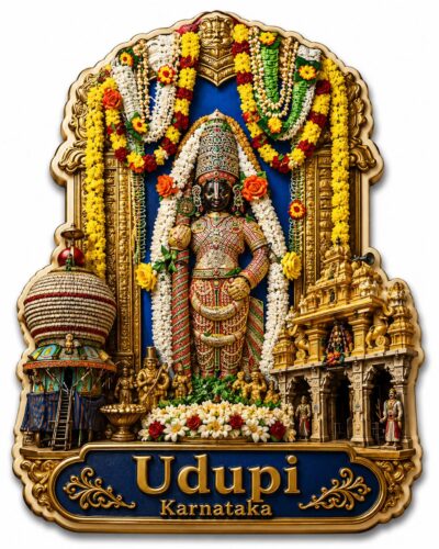 Udupi fridge Magnet