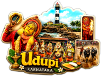 Udupi fridge Magnet