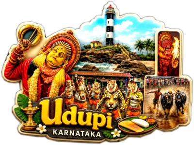 Udupi fridge Magnet