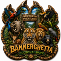 Bannerghetta fridge magnet