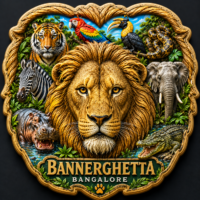 Bannerghetta fridge magnet