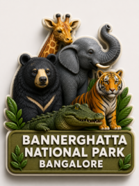Bannerghetta fridge magnet