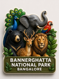 Bannerghetta fridge magnet