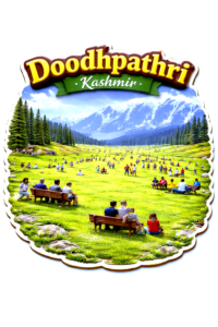 Kashmir Fridge magnet- Doodhpathri