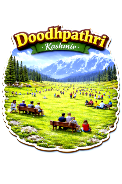 Kashmir Fridge magnet- Doodhpathri